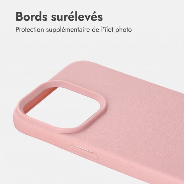 imoshion Coque arrière Texture Apple iPhone 14 Pro - Rose