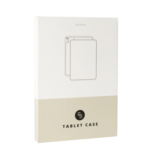 Selencia Coque tablette Sabi avec imprimé léopard Apple iPad 11 (2025) 11 pouces A16 / iPad 10 (2022) 10.9 pouces - Soft Ivory