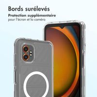 Accezz Coque arrière Xtreme Impact avec MagSafe Samsung Galaxy Xcover 7 Pro - Transparent
