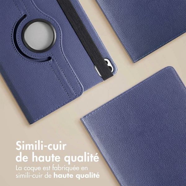 imoshion Coque tablette rotatif à 360° Apple iPad Pro 13 (2025) M5 / (2024) M4 - Bleu foncé