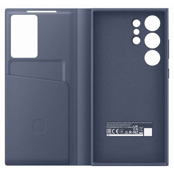 Samsung Original Coque S View Samsung Galaxy S24 Ultra - Violet