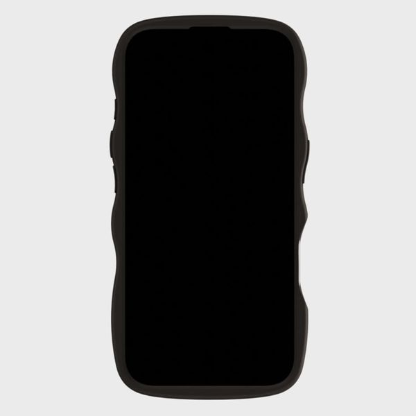Holdit Coque Wavy Apple iPhone 16 Plus - Black / Transparent
