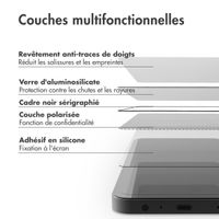 Accezz Protection d'écran en verre trempé Privacy Samsung Galaxy S22 / S23