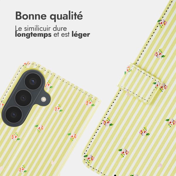 imoshion Étui de télephone portefeuille Design Samsung Galaxy S26 FE - Happy Dots