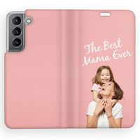 Concevez votre propre housse portefeuille Samsung Galaxy S22 - Blanc
