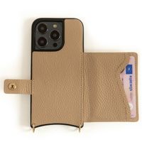 Dutchies Coque MagSafe avec porte-cartes Apple iPhone 13 Pro - Beige