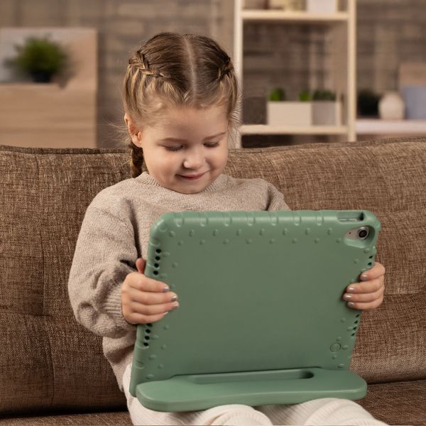 imoshion Coque kidsproof avec poignée Samsung Galaxy Tab A11 Plus / A9 Plus - Olive Green