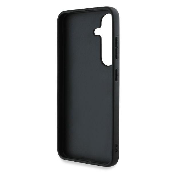Guess Coque 4G Metal Logo Saffiano Samsung Galaxy S25 - Beige