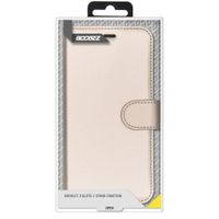 Accezz Étui de télephone Wallet Samsung Galaxy A72 - Doré