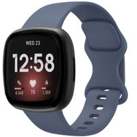 imoshion Bracelet sport en silicone Fitbit Versa 4 / 3 / Sense (2) - Bleu foncé