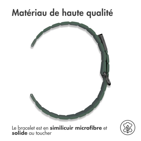imoshion Bracelet en cuir magnétique  - Connexion universelle 22 mm - Vert