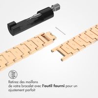 Selencia Bracelet à maillons scintillants Apple Watch | 38/40/41/42 mm - Rose Doré