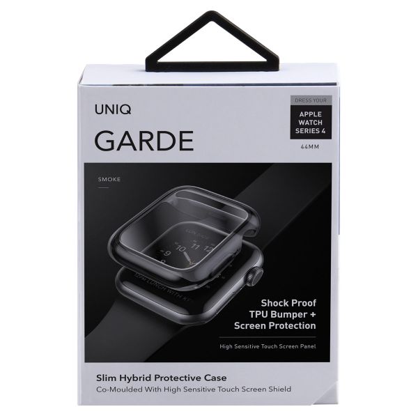 Uniq Coque Garde Hybrid Apple Watch 4 / 5 / 6 / SE - 44 mm - Smoked (Tinted Grey)