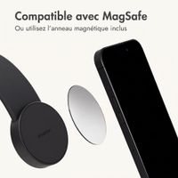 imoshion Support de téléphone flexible pour voiture - Magnétique - Tableau de bord/Écran - Noir