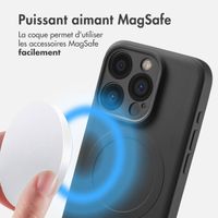 imoshion Coque Couleur avec MagSafe Apple iPhone 15 Pro - Noir
