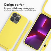 imoshion Coque en silicone avec cordon Apple iPhone 13 Pro - Jaune