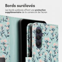 imoshion Étui de télephone portefeuille Design Samsung Galaxy A26 - Blue Flowers