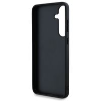 Guess Coque 4G Metal Logo Glitter Samsung Galaxy S25 Plus - Noir