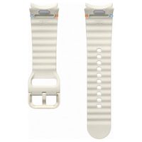 Samsung Bracelet Sport original Samsung Galaxy Watch 4 / 5 / 6 / 7 / FE (20 mm) - Taille S/M - Cream
