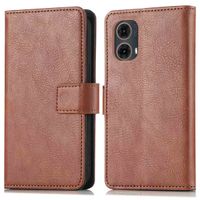 imoshion Étui de télephone portefeuille de luxe Motorola Moto G85 - Marron