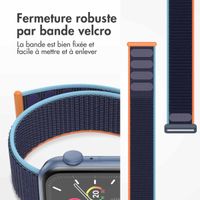 imoshion Bracelet en nylon Apple Watch | 38/40/41/42 mm - Dark Navy Blue
