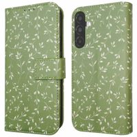 imoshion Étui de télephone portefeuille Design Samsung Galaxy A26 - Green Flowers