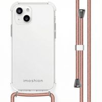 imoshion Coque arrière transparente avec cordon Apple iPhone 13 Mini - Rose Doré