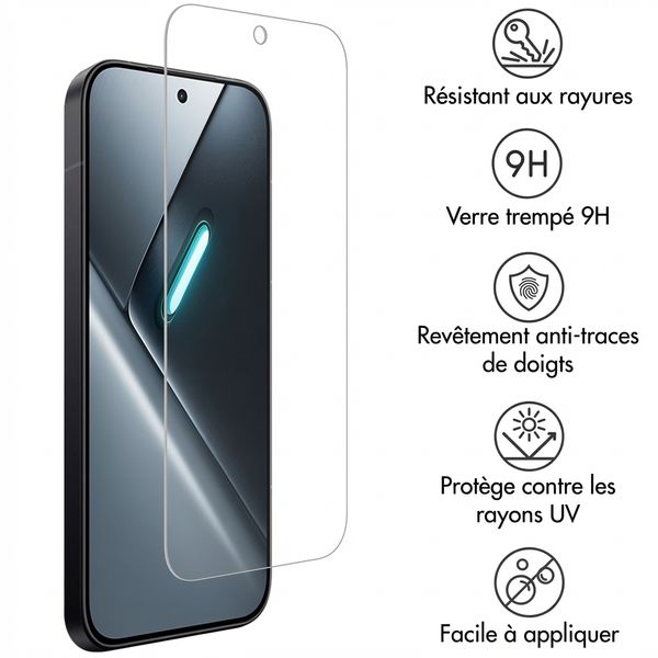 Accezz Protection d'écran en verre trempé Xiaomi Poco X8 Pro