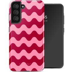 Selencia Coque arrière Vivid Samsung Galaxy S21 FE - Wave Vibes Lipstick