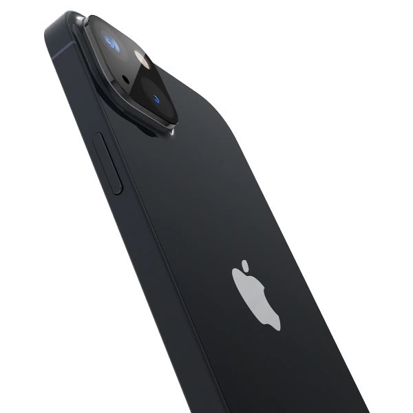 Spigen Optik Lens Protector - Protection complète de la caméra (lot de 2) Apple iPhone 14 / 14 Plus - Noir
