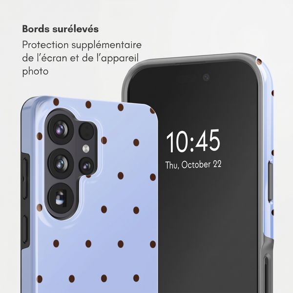 Selencia Coque arrière Vivid Samsung Galaxy S26 Ultra - Happy Dots Digital Sky