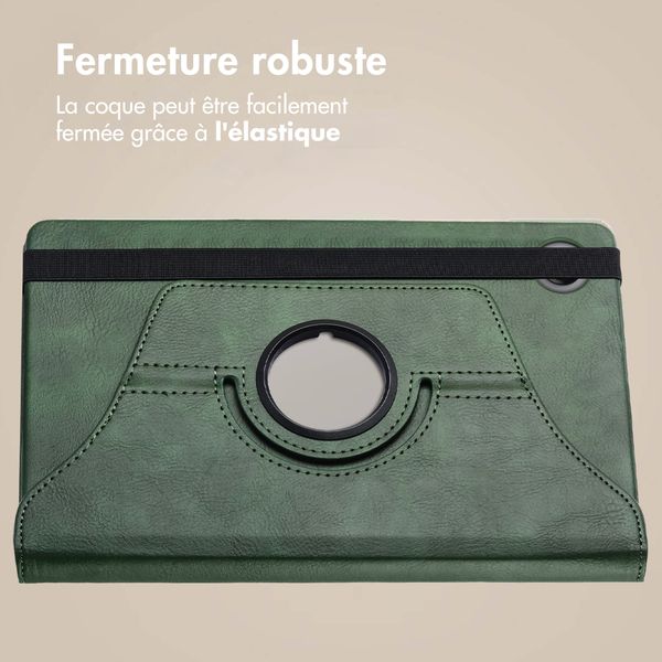 imoshion Coque tablette rotatif à 360° Samsung Galaxy Tab A11 / A9 8.7 pouces - Vert