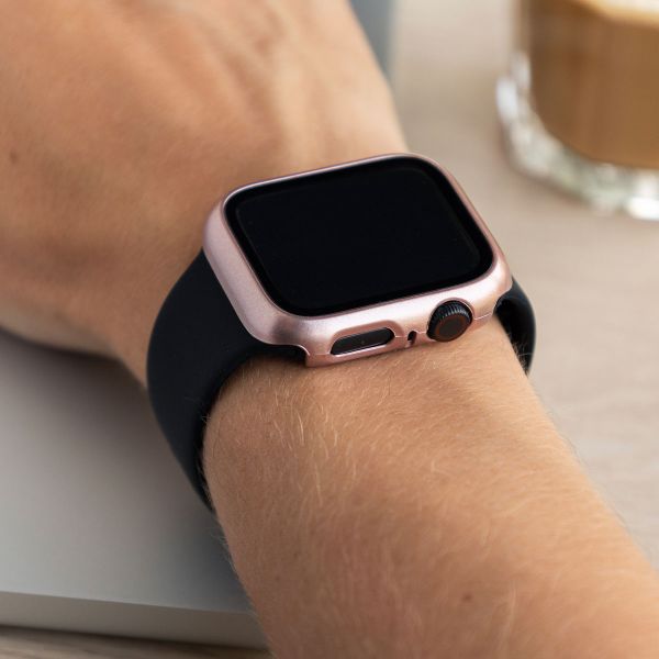 imoshion Coque rigide à couverture complète Apple Watch 7 / 8 / 9 - 41 mm - Rose Doré