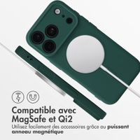 imoshion Coque Couleur avec MagSafe Apple iPhone 18 Pro / 17 Pro - Vert foncé