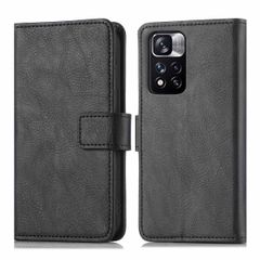imoshion Étui de télephone portefeuille de luxe Xiaomi Redmi Note 11 Pro - Noir