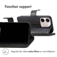 imoshion Étui de télephone portefeuille de luxe Honor 600 Lite - Noir