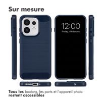 imoshion Coque Brushed Oppo Reno 16 / 16 Pro - Bleu foncé