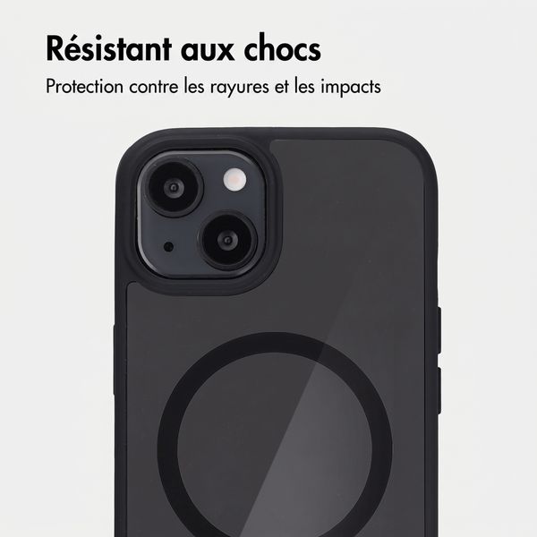 Accezz Coque arrière Hold avec MagSafe Apple iPhone 13 - Black
