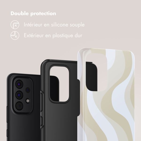 Selencia Coque arrière Vivid Samsung Galaxy A53 - Desert Waves Beige