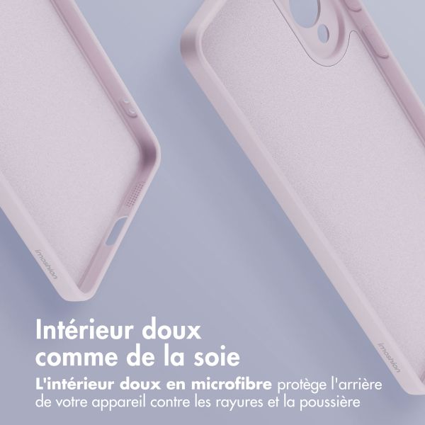 imoshion Coque Couleur avec MagSafe Samsung Galaxy S25 Edge - Violet