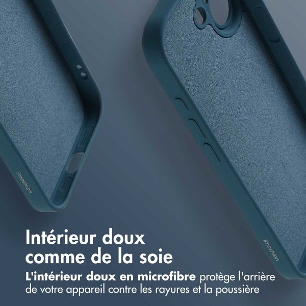 imoshion Coque Couleur avec MagSafe Apple iPhone 17 - Bleu foncé