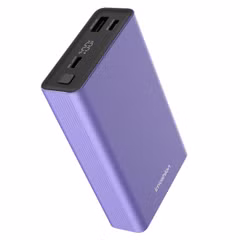 imoshion Ultra Series Aluminium Batterie externe 20.000 mAh - Charge rapide jusqu'à 33 watts - Tropical Violet