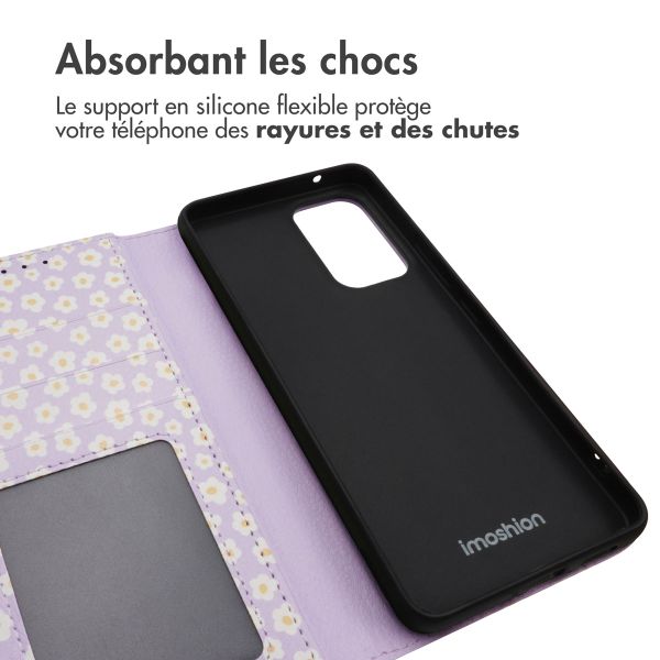 imoshion Étui de télephone portefeuille Design Samsung Galaxy A53 - White Daisy