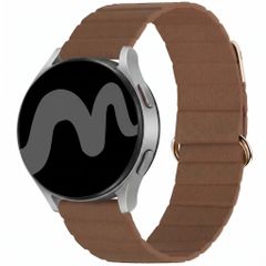 imoshion Bracelet en cuir magnétique  - Connexion universelle 22 mm - Marron