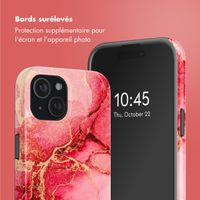 Selencia Coque arrière Vivid avec MagSafe Apple iPhone 15 - Rosy Marble