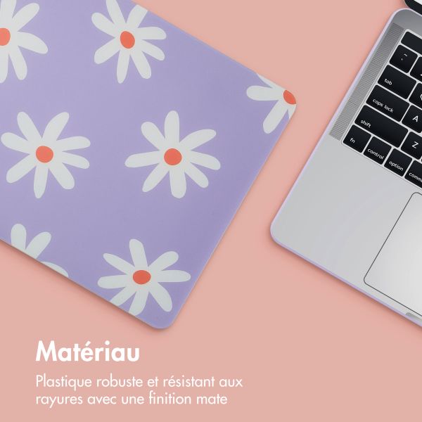 imoshion Coque Design Laptop Apple MacBook Pro 16 pouces (2021 / 2023 M3 / 2024 M4 / 2026 M5) - Flowers Distance
