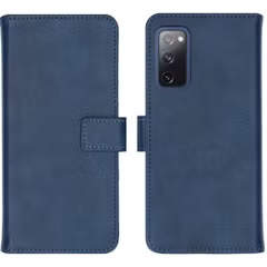 imoshion Étui de télephone portefeuille de luxe Samsung Galaxy S20 FE - Bleu foncé
