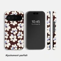 Selencia Coque arrière Vivid avec MagSafe Google Pixel 11 Pro - Choco Flower Pop