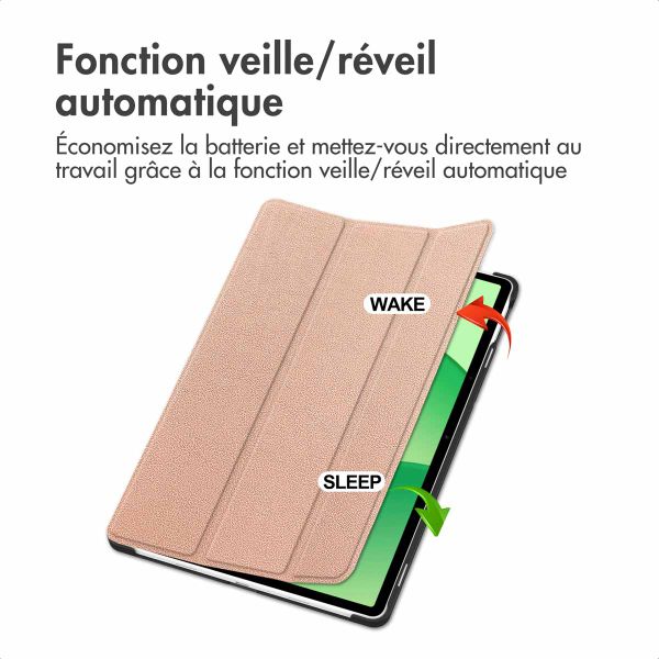 imoshion Coque tablette Trifold OnePlus Pad Lite - Rose Gold