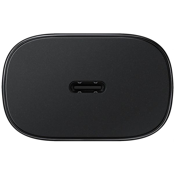Samsung Lot de charge | USB-C vers USB-C - 1 mètre - 25 Watt - Noir + Original l'Adapteur de charge radpide USB-C emballage d'usine - 25 Watt - Noir